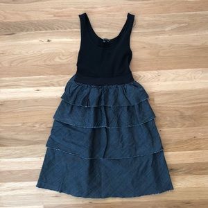 Theory tiered skirt dress